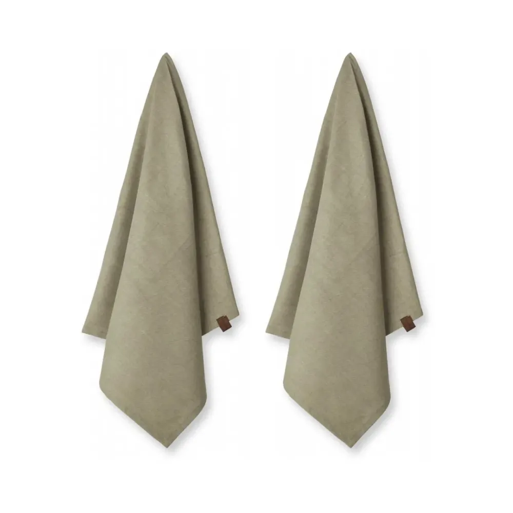 organic_tea_towel__pack_o_0.webp Humdakin Textiles | Kitchen>Organic Tea Towel, 2 pack Oak –