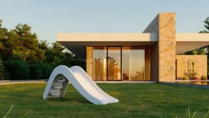Kids Jupiduu Outdoor Toys | Balance Toys>Outdoor Slide “White Dolphin” –