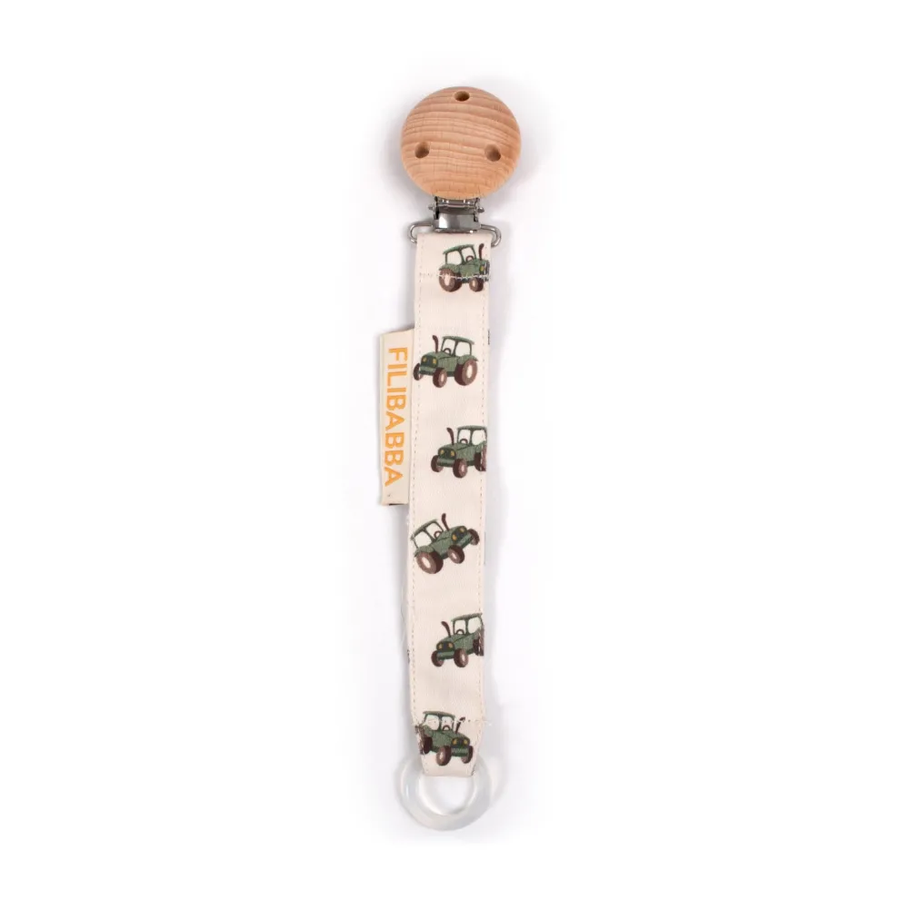 pacifier_holder_tractor___0.webp Kids FILIBABBA Pacifiers And Boxes>Pacifier holder, Tractor –