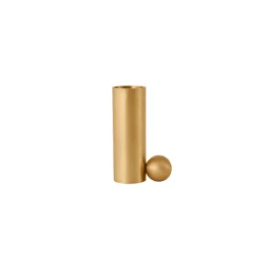 OYOY Candle And Holders>Palloa Solid Brass Candleholder, High Brushed Brass –