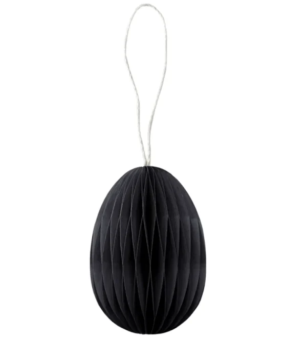 Delight Department Easter Decorations>Paper Egg, Black –