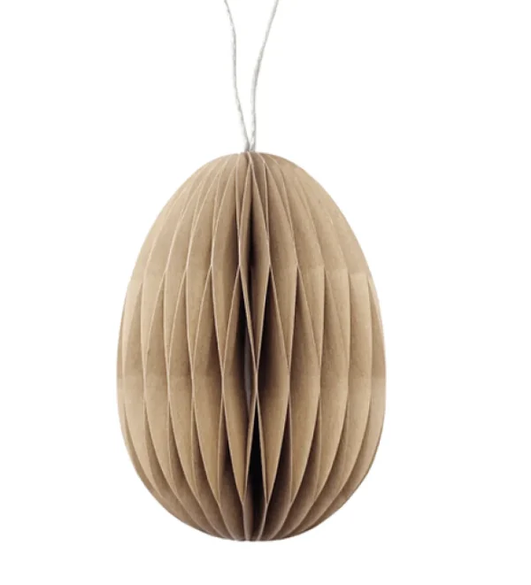 Delight Department Easter Decorations>Paper Egg, Caramel Large –