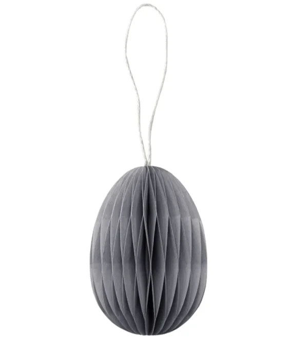 Delight Department Easter Decorations>Paper Egg, Grey –