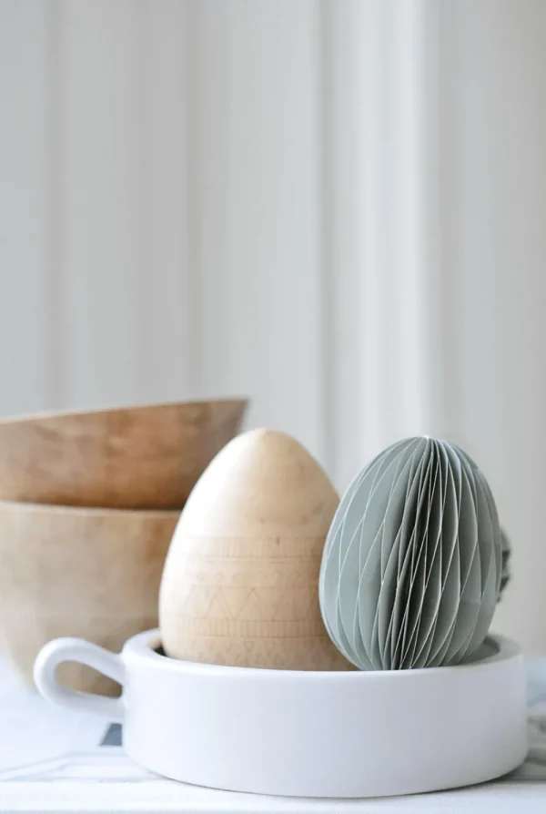 Delight Department Easter Decorations>Paper Egg, Jade –