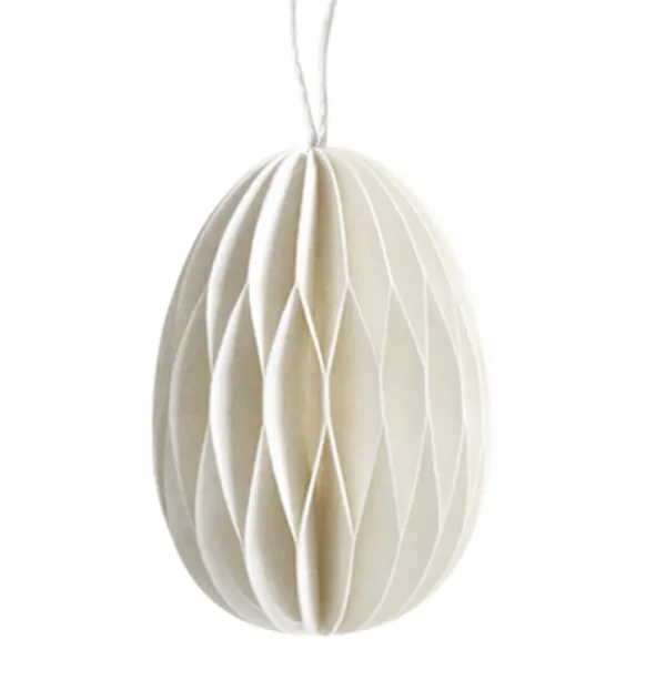 Delight Department Easter Decorations>Paper Egg, White Large –