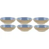 Bitz Kitchen>Pasta Plates Wood Ocean Ø 20 cm, 6 pieces, Light Blue –