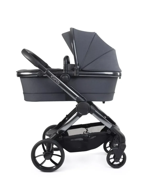 Kids iCandy Baby Travel>Peach 7 Pushchair and Carrycot Dark Grey –