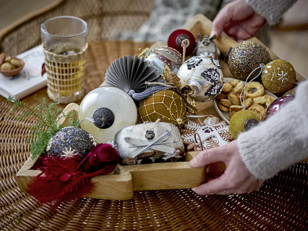 petri_ornament_brown_glas_1.webp Bloomingville Christmas Decorations>Petri Ornament, Brown Glass –