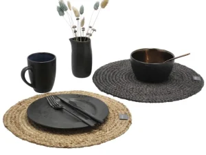 Södahl Kitchen>Placemat Its all Ø 35 cm, light brown –