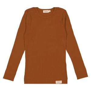 Kids/BOY Marmar Copenhagen Teen Girls 8+ | Teen Boy 8+>Plain Blouse, Spicy Caramel – Marmar