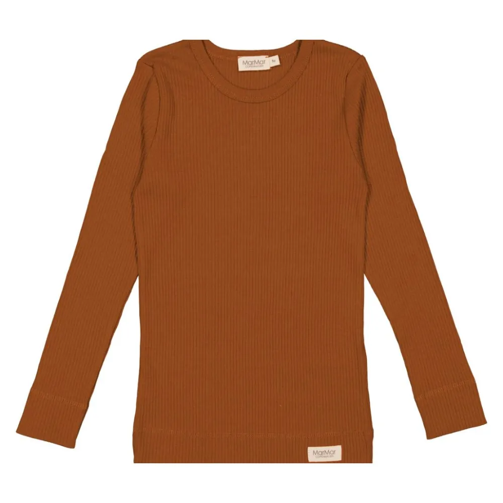plain_blouse_spicy_carame_0.webp Kids/BOY Marmar Copenhagen Teen Girls 8+ | Teen Boy 8+>Plain Blouse, Spicy Caramel – Marmar