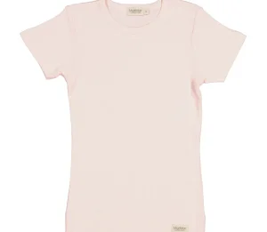 Kids Marmar Copenhagen Girl 2-8Y>Plain T-Shirt Modal Melange Barely Rose – Marmar