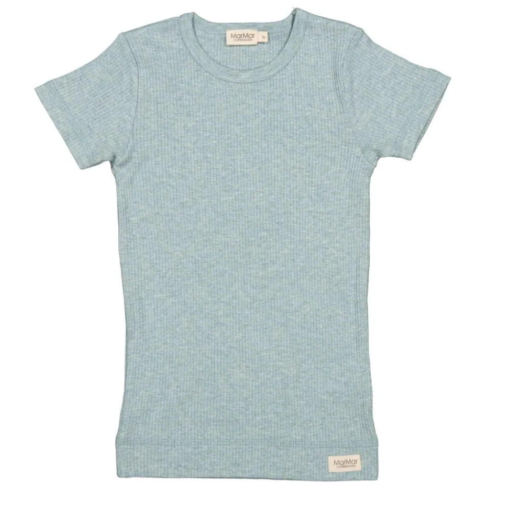 plain_tshirt_modal_melang_0.webp Kids/BOY Marmar Copenhagen Boy 2-8Y>Plain T-Shirt Modal Melange Pistachio Mel – Marmar