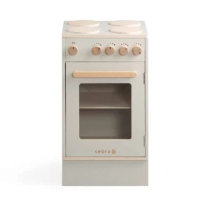 Kids Sebra Interior Wooden Toys | Christmas Toys>Play KIDchen kitchen stove, wood beige – Sebra