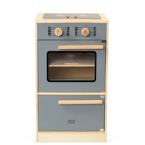 Kids Mamamemo Wooden Toys | Play Food>Play oven with hub, Emerald Green –