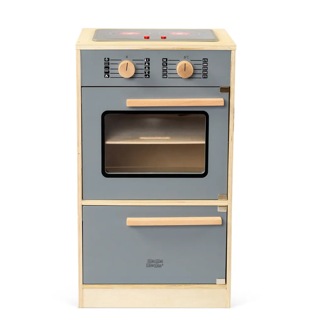 play_oven_with_hub_emeral_0.webp Kids Mamamemo Wooden Toys | Play Food>Play oven with hub, Emerald Green –