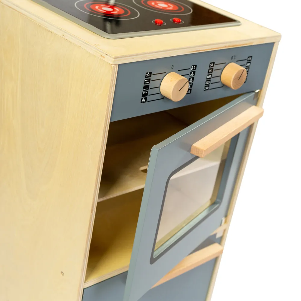 play_oven_with_hub_emeral_1.webp Kids Mamamemo Wooden Toys | Play Food>Play oven with hub, Emerald Green –
