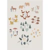 Kids Sebra Interior Kids Posters>Poster, numbers 1-10, Nightfall, FSC Mix –