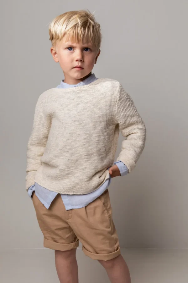 Kids/BOY Marmar Copenhagen Boy 2-8Y | Baby Boy>Primo Shorts, Light Twill Cumin – Marmar