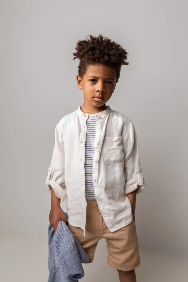 Kids/BOY Marmar Copenhagen Boy 2-8Y | Baby Boy>Primo Shorts, Light Twill Cumin – Marmar