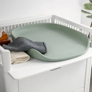 Kids Sebra Interior Changing Pad | Kids Furniture>PUSLE PUR Changing mat, Seagrass Green – Sebra