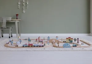Kids Little Dutch Wooden Toys | Christmas Toys>Railway Train XXL Set, Starterkit –