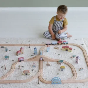 Kids Little Dutch Wooden Toys | Christmas Toys>Railway Train XXL Set, Starterkit –