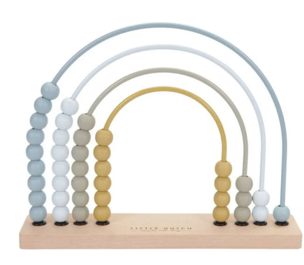 rainbow_abacus_blue__litt_0.webp Kids Little Dutch Wooden Toys | Games And Puzzles>Rainbow Abacus blue –