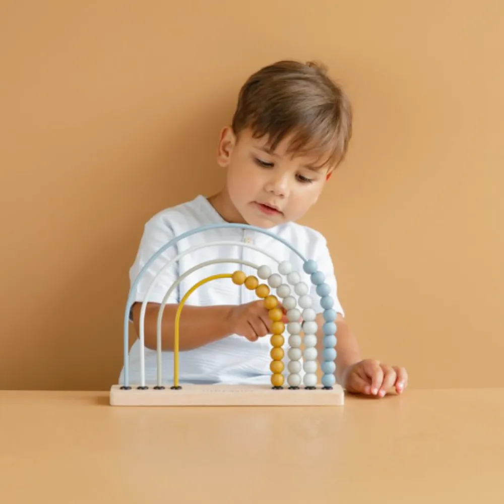 rainbow_abacus_blue__litt_1.webp Kids Little Dutch Wooden Toys | Games And Puzzles>Rainbow Abacus blue –
