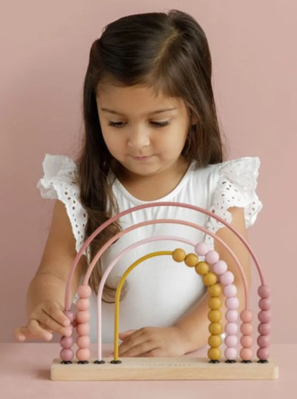 rainbow_abacus_pink__litt_1.webp Kids Little Dutch Wooden Toys | Games And Puzzles>Rainbow Abacus pink –