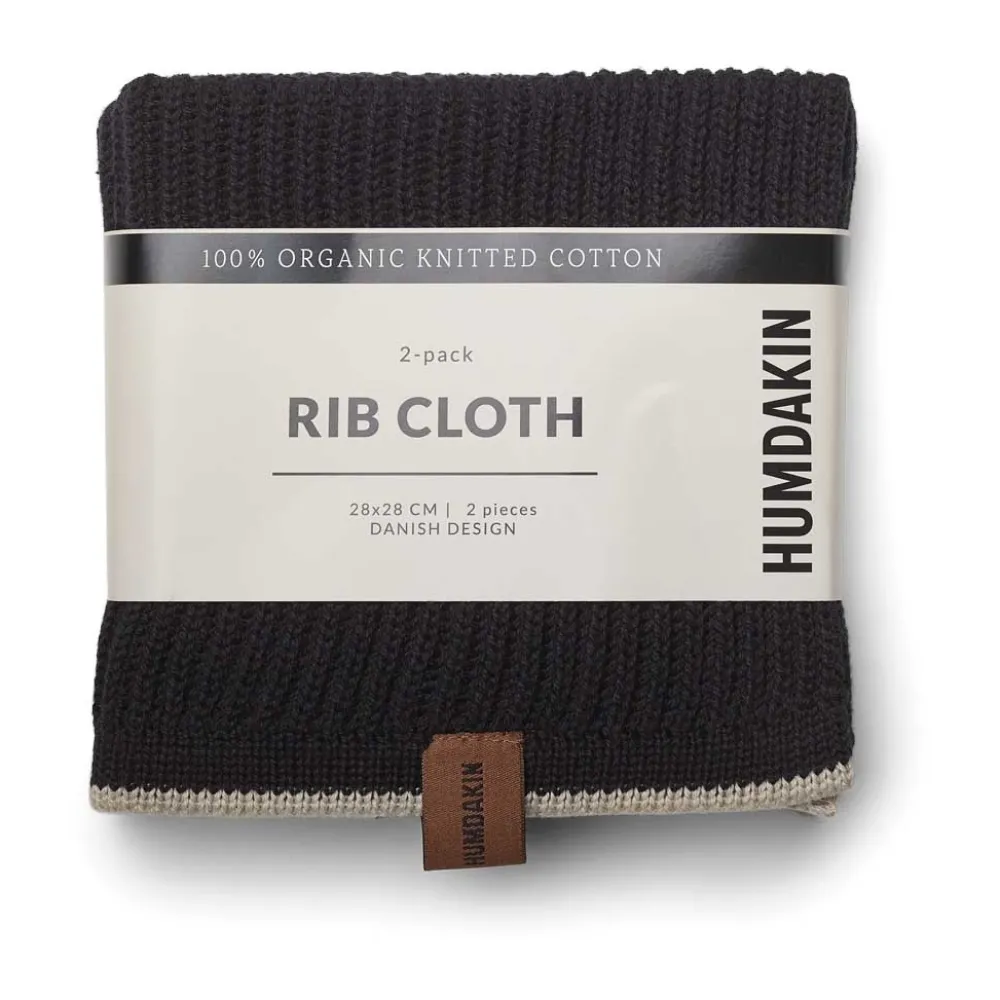 rib_cloth__pack_coal_ligh_0.webp Humdakin Textiles | Kitchen>Rib Cloth 2 pack, Coal/ Light Stone –