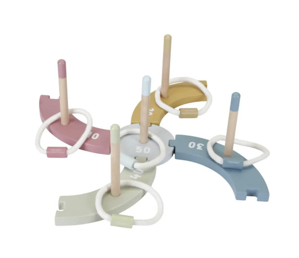 ring_toss_game__little_du_3.webp Kids Little Dutch Wooden Toys | Outdoor Toys>Ring Toss Game –