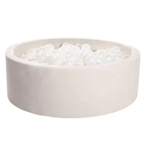 Kids Kidkii Ball Pits>Round Ball Pit 90 x 30, Creme –