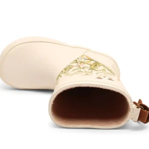 Kids Bisgaard Baby Girl>Rubber boot Beige, Flowers –