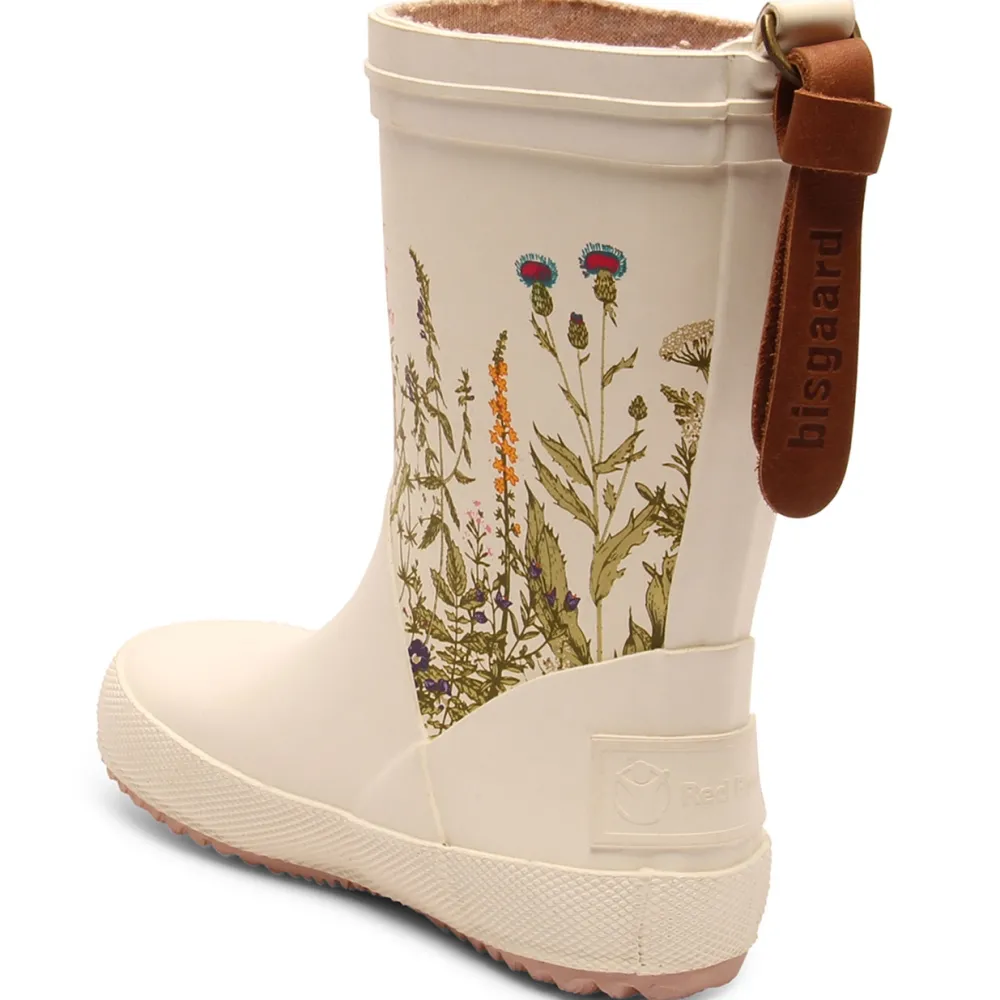 rubber_boot_beige_flowers_8.webp Kids Bisgaard Baby Girl>Rubber boot Beige, Flowers –