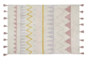 Lorena Canals Textiles>Rug Azteca Natural Nude Vintage –