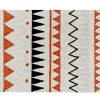 Lorena Canals Textiles>Rug Azteca Natural-Terracota –