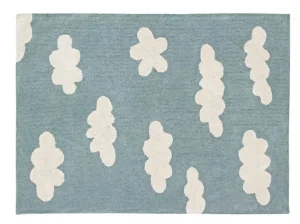 Kids Lorena Canals Rugs And Playmats>Rug Clouds Vintage blue / Azul Vintage –