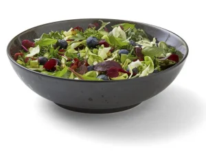 Bitz Kitchen>Salad bowl Ø 24 cm 1 piece, black / grey –