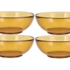 Bitz Kitchen>Salad Bowl Kusintha 4 pieces, 20 cm, Amber –