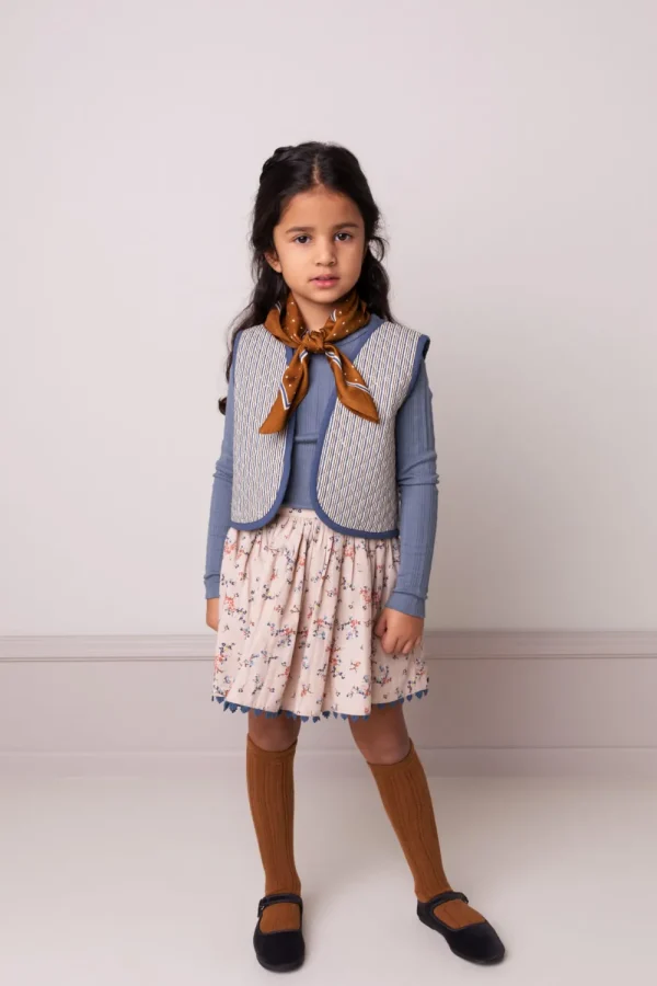 Kids Marmar Copenhagen Teen Girls 8+ | Baby Girl>Scarf Silk Vanilla Dot – Marmar
