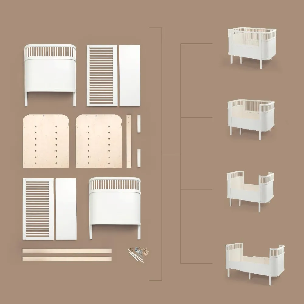sebra_bed_baby__jr_grey_f_4.webp Kids Sebra Interior Kids Furniture>Sebra Bed, Baby & Jr., Grey, FSC Mix – Sebra