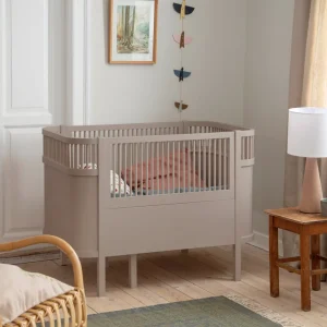 Kids Sebra Interior Kids Furniture>Sebra Bed, Baby & Jr, Jetty Beige – Sebra