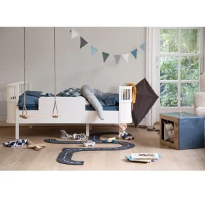 Kids Sebra Interior Kids Furniture>Sebra Bed, Junior & Grow, classic white, FSC Mix – Sebra