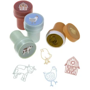 Kids Little Dutch Creativity>Self Inking Stamps Little Farm –