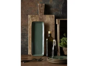 Bitz Kitchen>Serving Plates 4 pcs. Wood Forrrest Green/Beige –