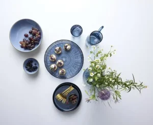 Bitz Kitchen>Serving plates Kusintha 6 pieces Ø30, Blue –