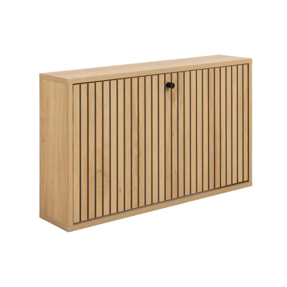shoe_cabinet_albany_light_0.webp AC Design Furniture Storage Shelves>Shoe cabinet Albany, light brown – AC Design
