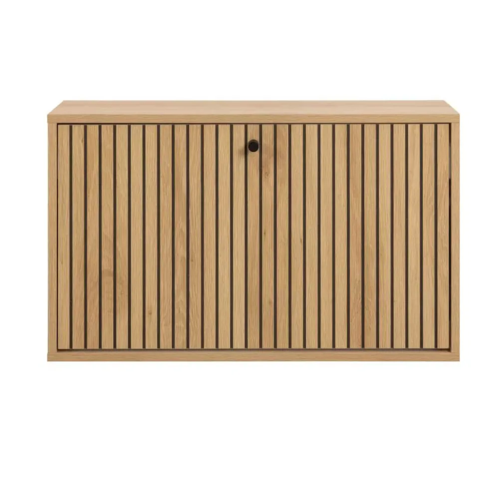 shoe_cabinet_albany_light_3.webp AC Design Furniture Storage Shelves>Shoe cabinet Albany, light brown – AC Design