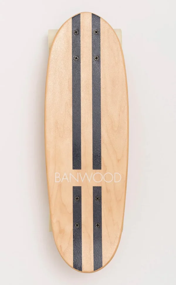 Kids Banwood Bikes, Scooters And Helmets | Balance Toys>Skateboard Navy Stripe –